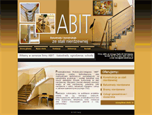 Tablet Screenshot of abit-balustrady.pl
